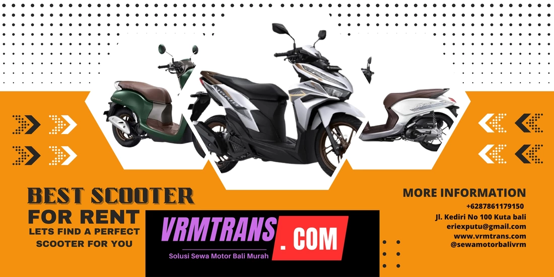 vrmtrans.com sebagai solusi sewa motor bali murah 