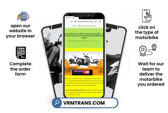 Motorbike rental bali at vrmtrans.com is as simple as a few clicks.