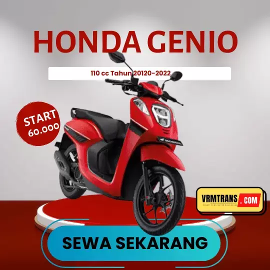 Menjelajah Bali dengan Sewa Motor Honda Genio di Bali dari VRMTrans.com